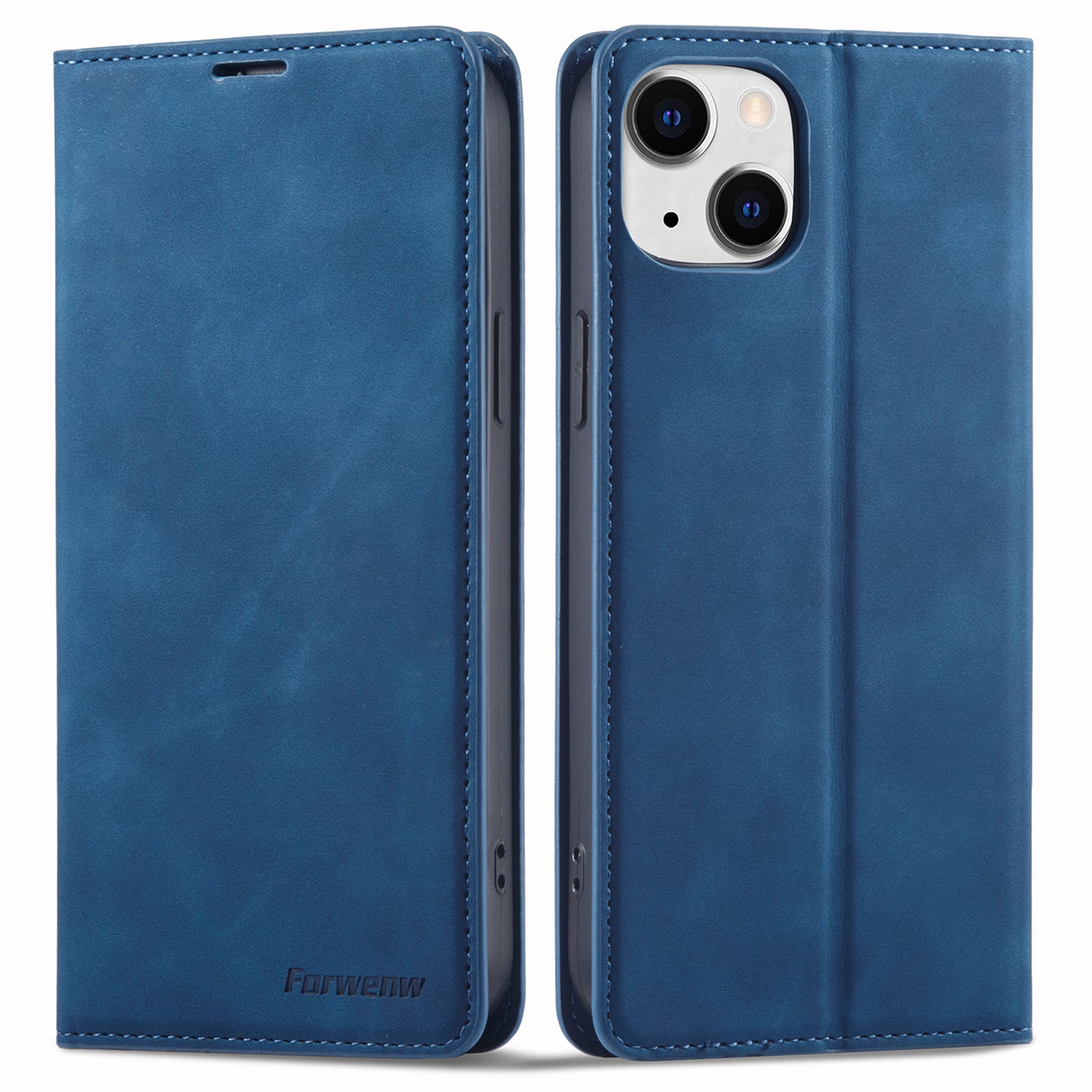 FORWENW for iPhone 14 Fantasy Series Cell Phone Cover Skin-friendly Leather Stand Wallet Drop-proof Flip Phone Case FORWENW for iPhone 14 Fantasy Series Cell Phone Cover Skin-friendly Leather Stand Wallet Drop-proof Flip Phone Case
